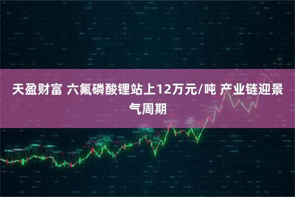 天盈财富 六氟磷酸锂站上12万元/吨 产业链迎景气周期